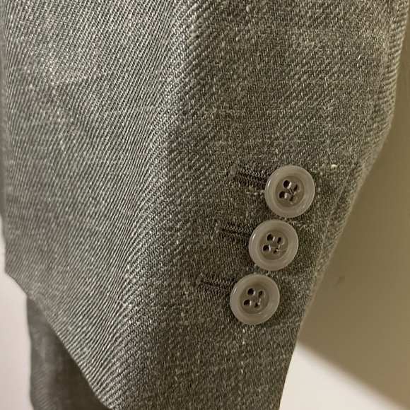 Skas Fifth Ave Ermenegildo Zegna unlined linen blend blazer sport coat. Size 48 - Picture 3 of 12